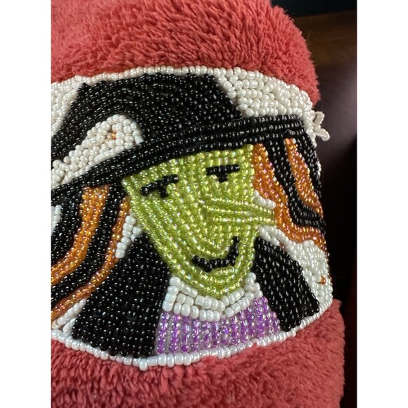 Women's Large Beaded Witchy Halloween Slippers READ - Picture 3 of 9